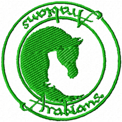 Horses Embroidery Design 10